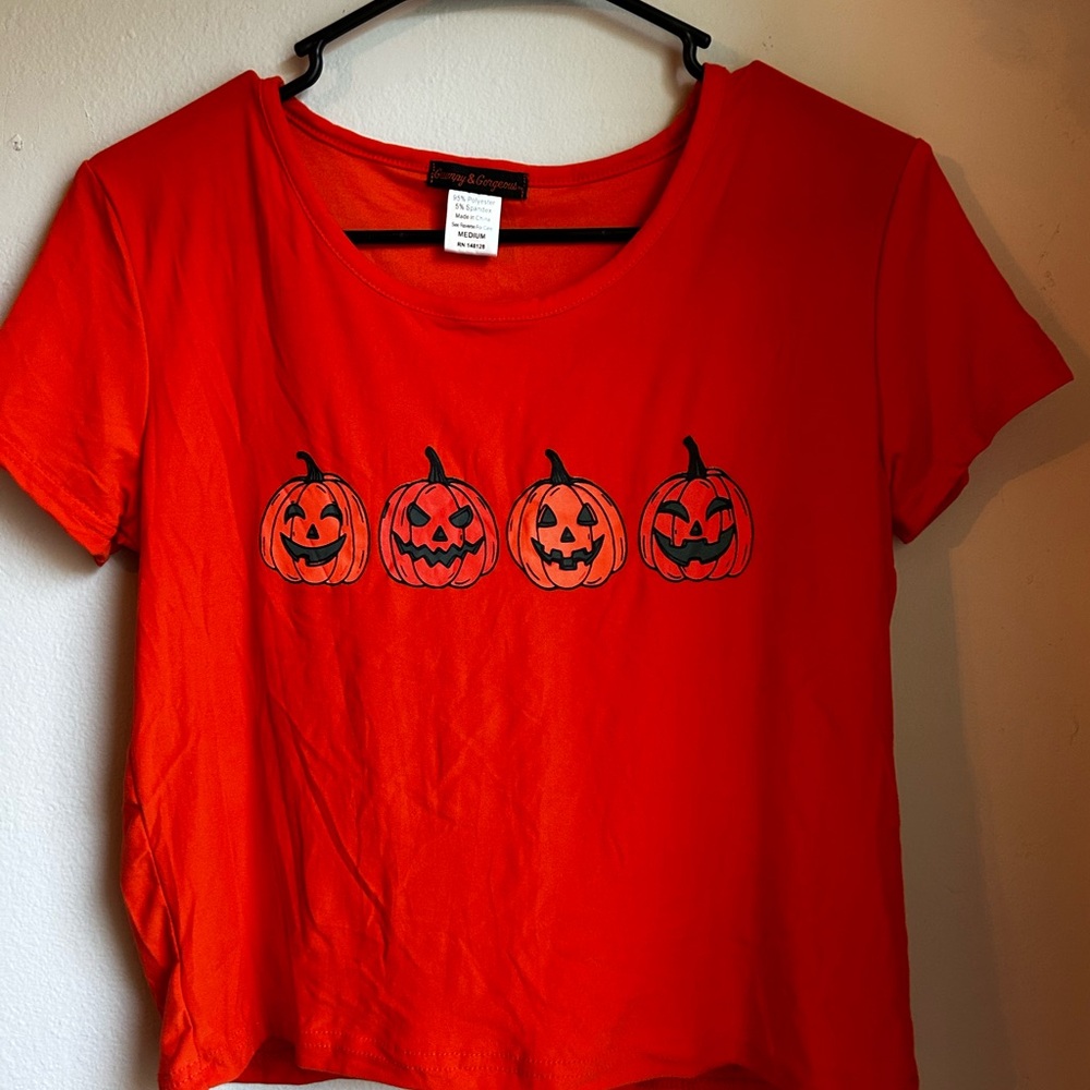 Orange Pumpkin Pajamas T-Shirt